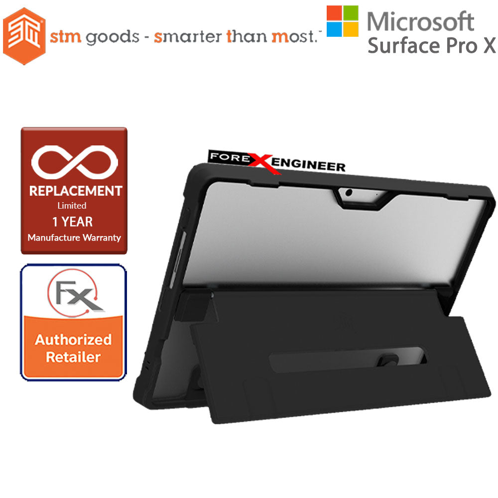 STM Dux Shell for Microsoft Surface Pro X ( Black ) ( Barcode : 765951764622)