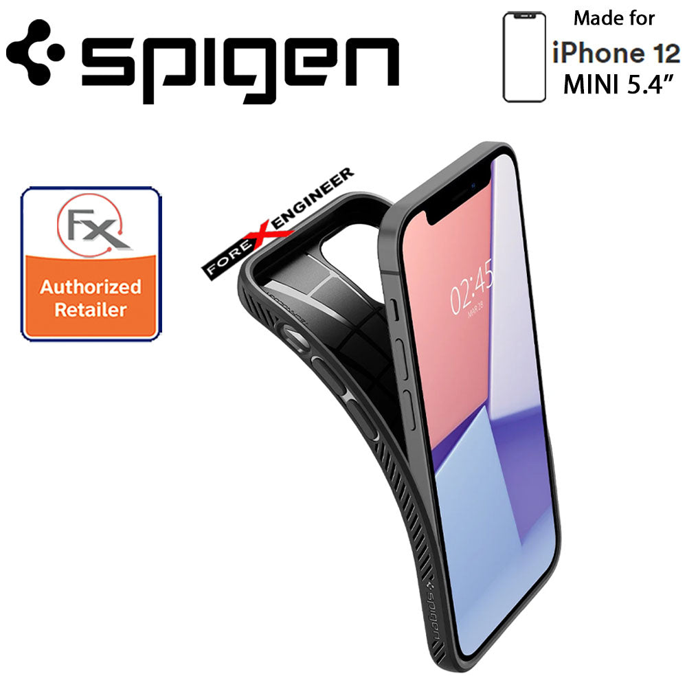 Spigen Liquid Air for iPhone 12 Mini 5.4" - Matte Black ( Barcode : 8809710756779 )