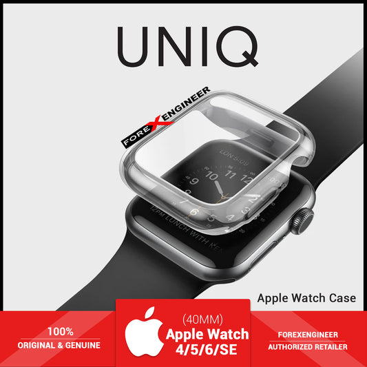 UNIQ Garde Protective Case for Apple Watch for Series SE - 6 - 5 - 4 ( 40mm) - Clear  ( Barcode : 8886463669570 )