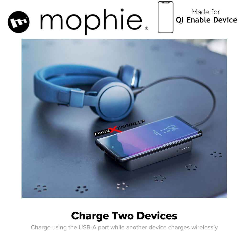Mophie Powerstation Wireless XL 10,000mAh | Black (wireless charging station) - Forexengineer-malaysia