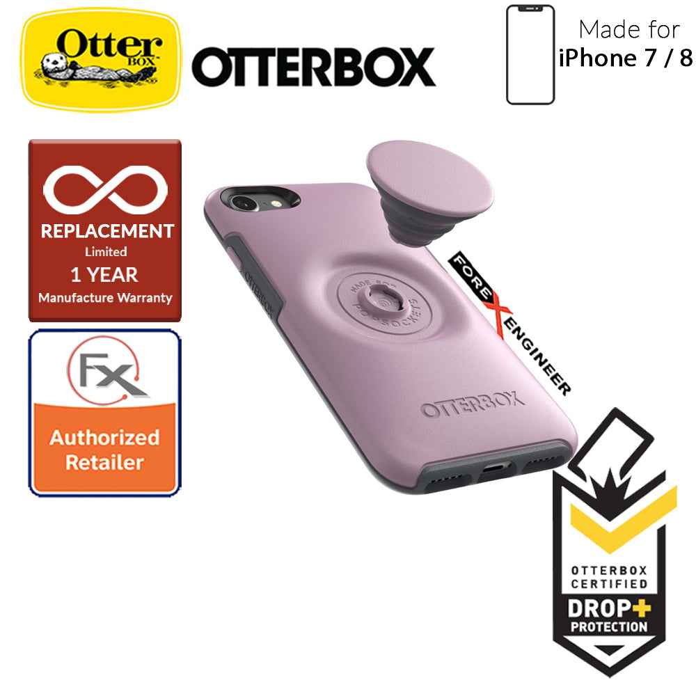 OTTER + POP Symmetry for iPhone 7 - 8 - Slim Protective Case with Pop Sockets - Mauveolous - Forexengineer-malaysia