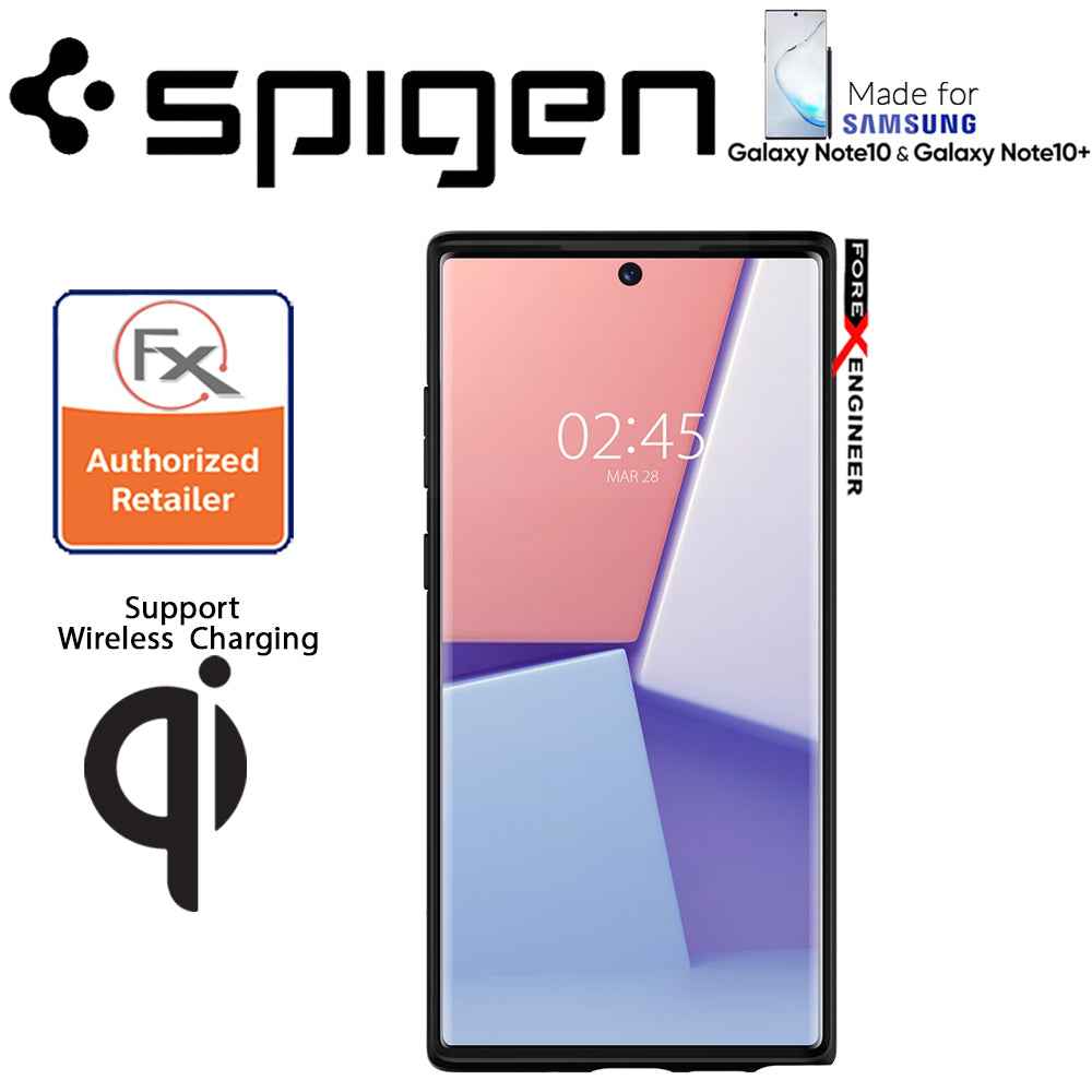 Spigen Ultra Hybrid for Samsung Galaxy Note 10+ - Note 10 Plus - Matte Black - Forexengineer-malaysia