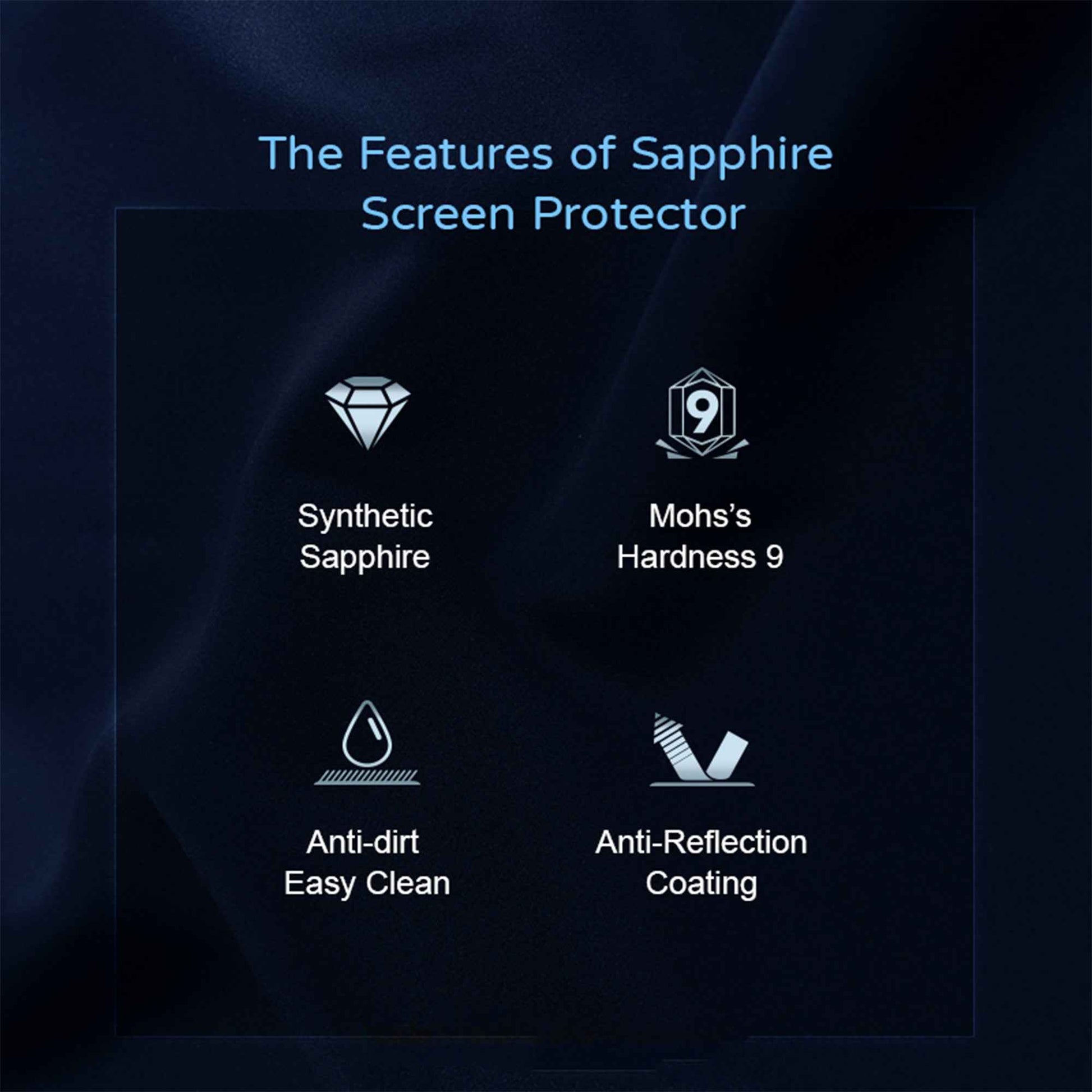 Hoda Sapphire Lens for Samsung Galaxy S22 Ultra - Flamed Titanium (Barcode: 4711163544181 )