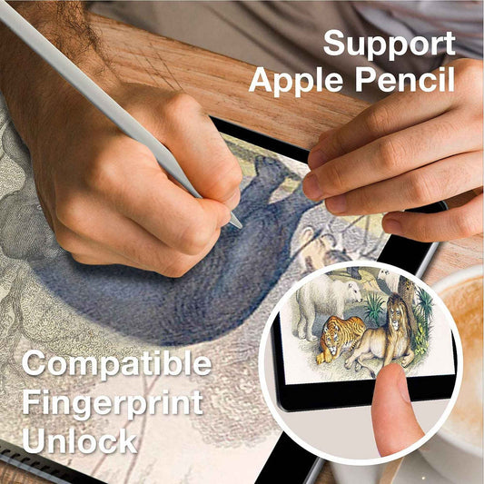 AMAZINGTHING Paperlike Texture Simulation Drawing Film for iPad Pro 12.9" ( 5th - 4th - 3rd Gen) ( 2021 - 2018 ) M1 Chip - Matte (Barcode: 4892878059183 )