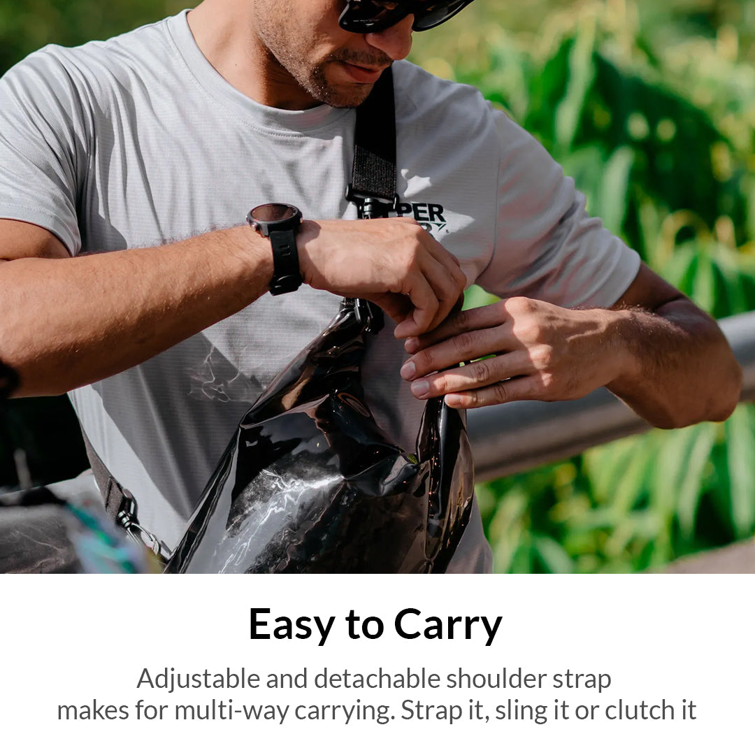 HyperGear 10L Dry Bag - Smokey Black ( 2pcs ) + FREE ( 1pcs ) Dry Bag Q2L ( Barcode: 301150 + 30111 )