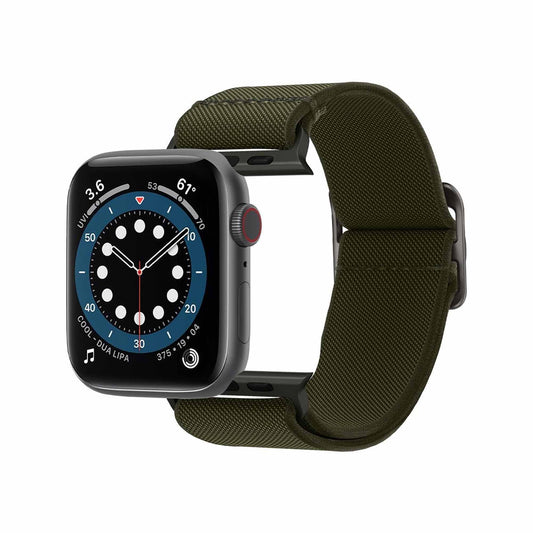 Spigen Lite Fit Watch Band for Apple Watch Series 7 - SE - 6 - 5 - 4 - 3 - 2 ( 45 - 44 - 42mm ) - Khaki - Forexengineer -Malaysia- 8809756641558