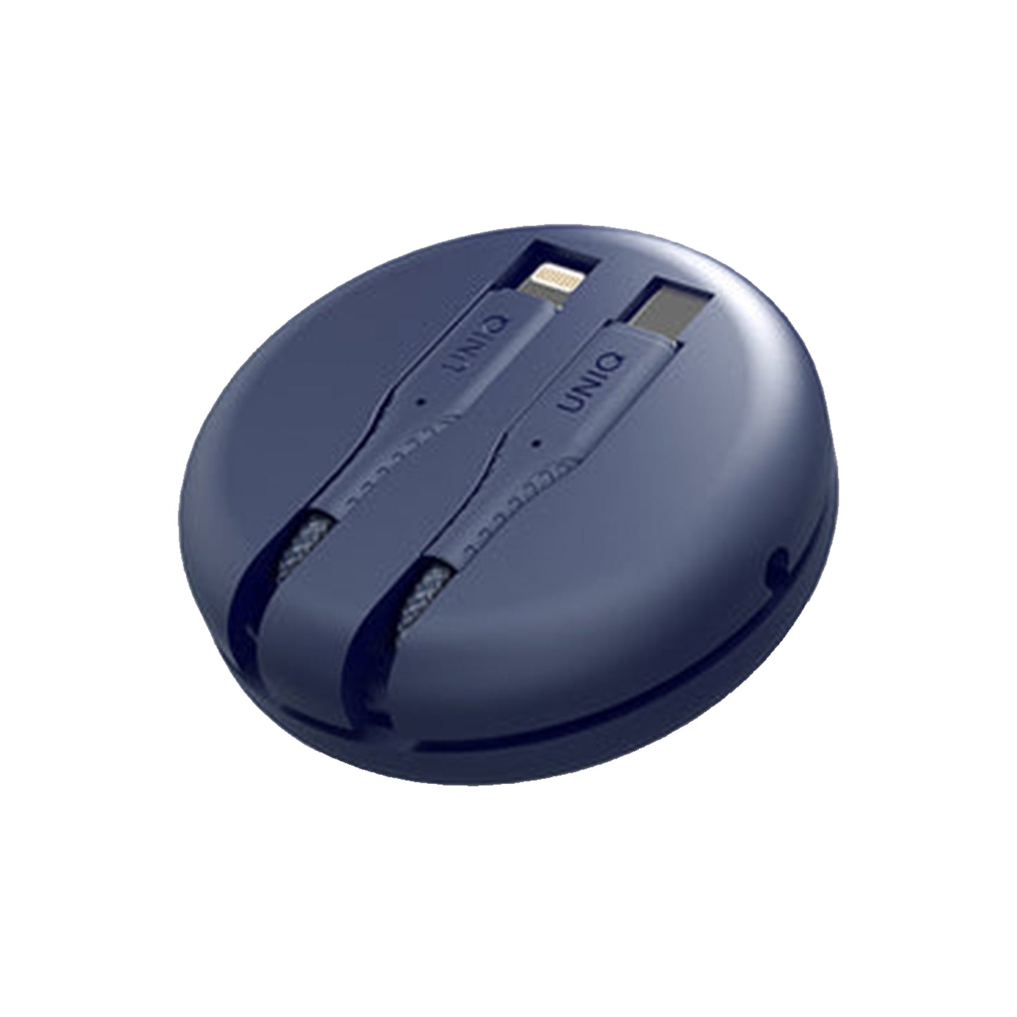 Uniq Halo Smart Cable Organiser ( USB-C to Lightning ) Support 18W PD - Black (Barcode: 8886463665992 ) - Forexengineer -Malaysia- 8886463665992