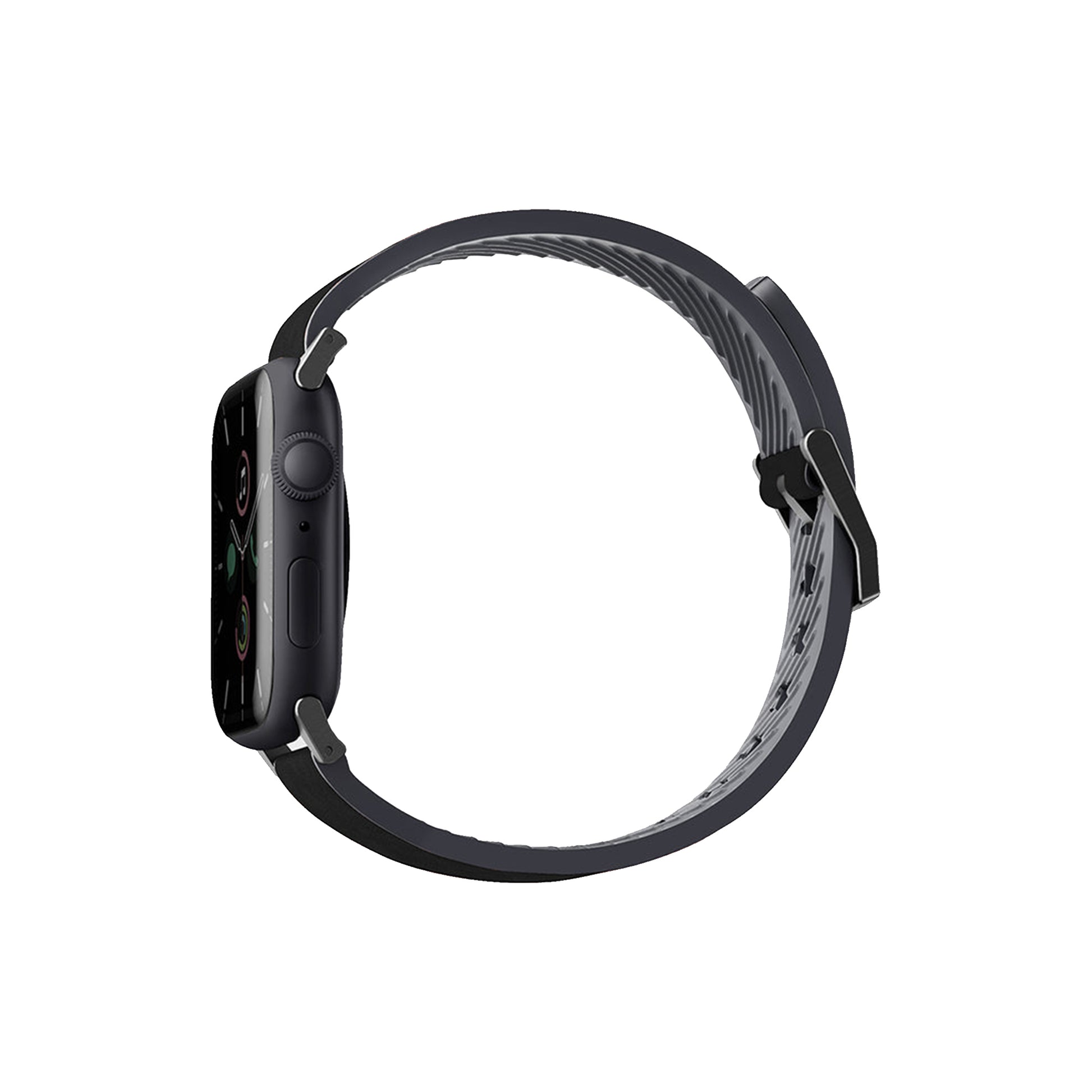 Uniq Straden Leather Strap for Apple Watch Series 7 - SE - 6 - 5 - 4 - 3 - 2 - 1 ( 45mm - 44mm - 42mm ) - Blue - Forexengineer -Malaysia- 8886463679616