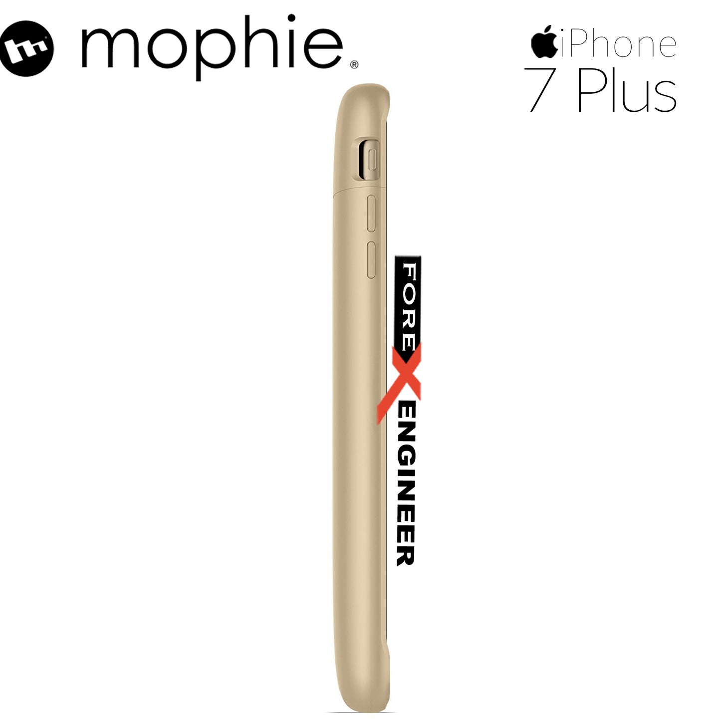 Mophie Juice Pack air for iphone 7 - 8 plus - gold color (wireless charge capable) - Forexengineer-malaysia