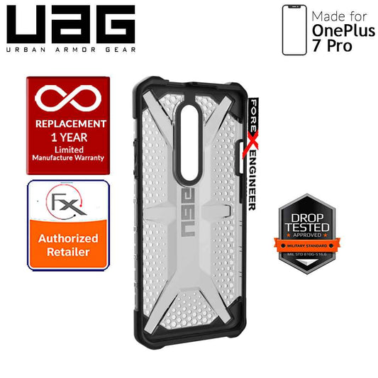 UAG Plasma for OnePlus 7 Pro - Feather-Light Rugged Military Drop Tested - Ice - Forexengineer-malaysia
