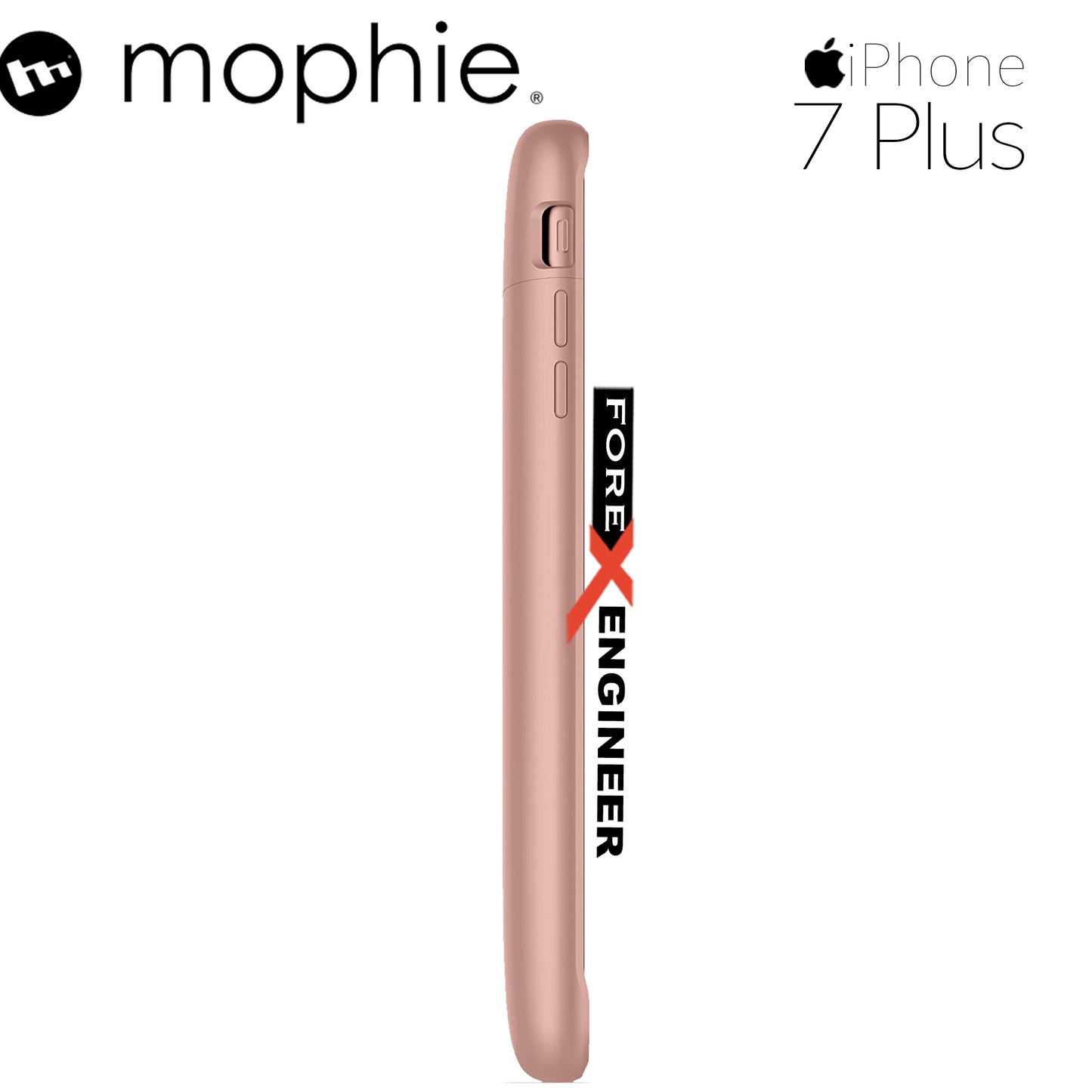 Mophie Juice Pack air for iphone 7 - 8 plus - rose gold color (wireless charge capable) - Forexengineer-malaysia