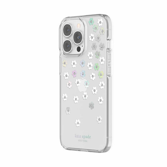 Kate Spade New York Protective Hardshell Case for iPhone 13 Pro Max 6.7" 5G - Scattered Flowers (Barcode: 191058137883 ) - Forexengineer-malaysia