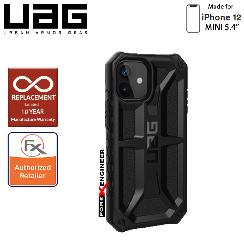 UAG Monarch for iPhone 12 Mini 5G 5.4" - Rugged Military Drop Tested ( Black ) - ( Barcode : 812451035940 )