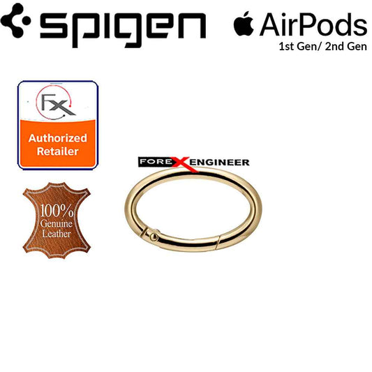 Spigen La Manon Leather for AirPods 2nd Gen - 1st Gen - Brown - Forexengineer-malaysia