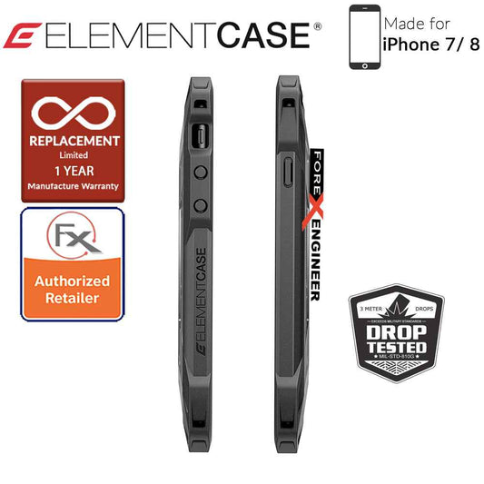 Element Case - Rev (7-8) - Black (Compatible with iPhone SE 2nd Gen 2020) (640947793100) - Forexengineer-malaysia