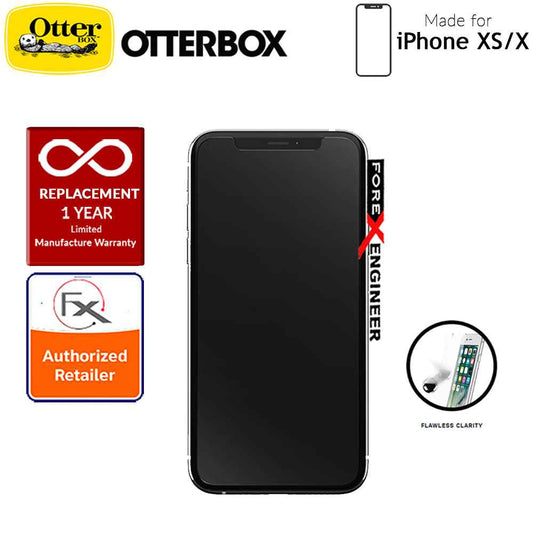 OtterBox Alpha Glass Screen Protector for iPhone Xs - X - Tempered Glass with Resists Scratches and Shattering - Clear - Forexengineer-malaysia