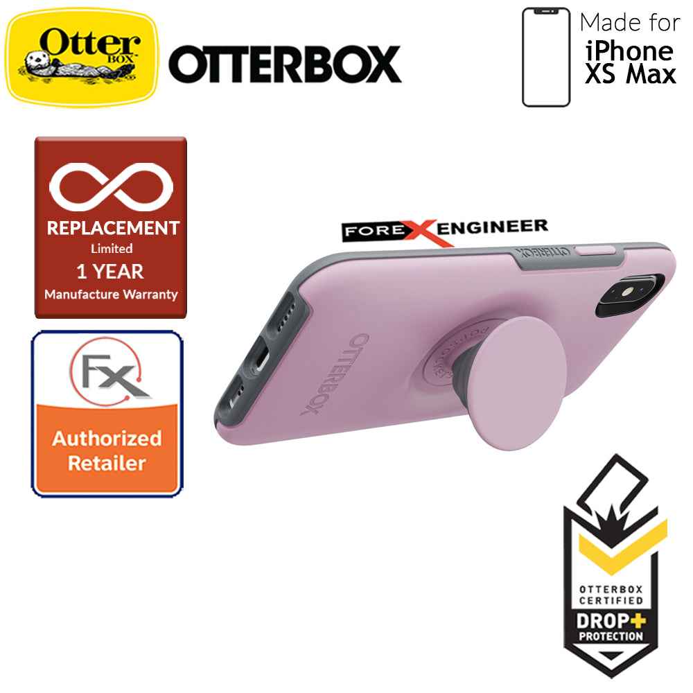 OTTER + POP Symmetry for iPhone Xs Max - Slim Protective Case with PopSockets -Mauveolous - Forexengineer-malaysia