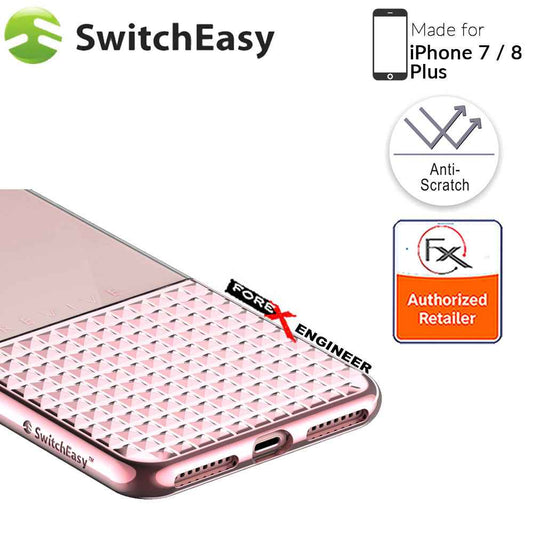SwitchEasy Revive for iPhone 7 - 8 Plus - Luxe Diamond Cut Design - Rose Gold - Forexengineer-malaysia
