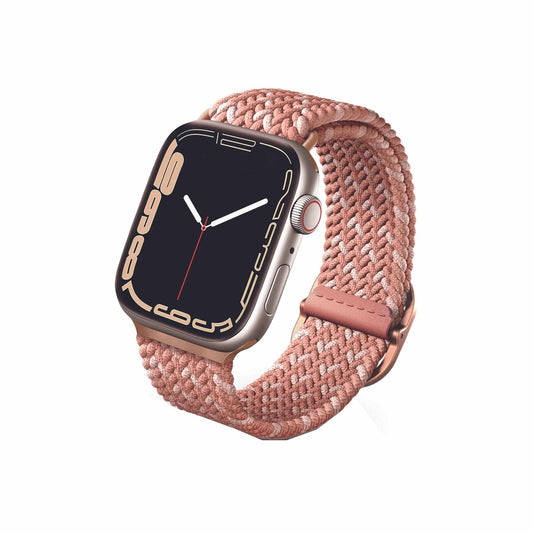 UNIQ Aspen Designer Edition Strap for Apple Watch Series 7 - SE - 6 - 5 - 4 - 3 - 2 - 1 ( 41mm - 40mm - 38mm ) - Pink - Forexengineer-malaysia