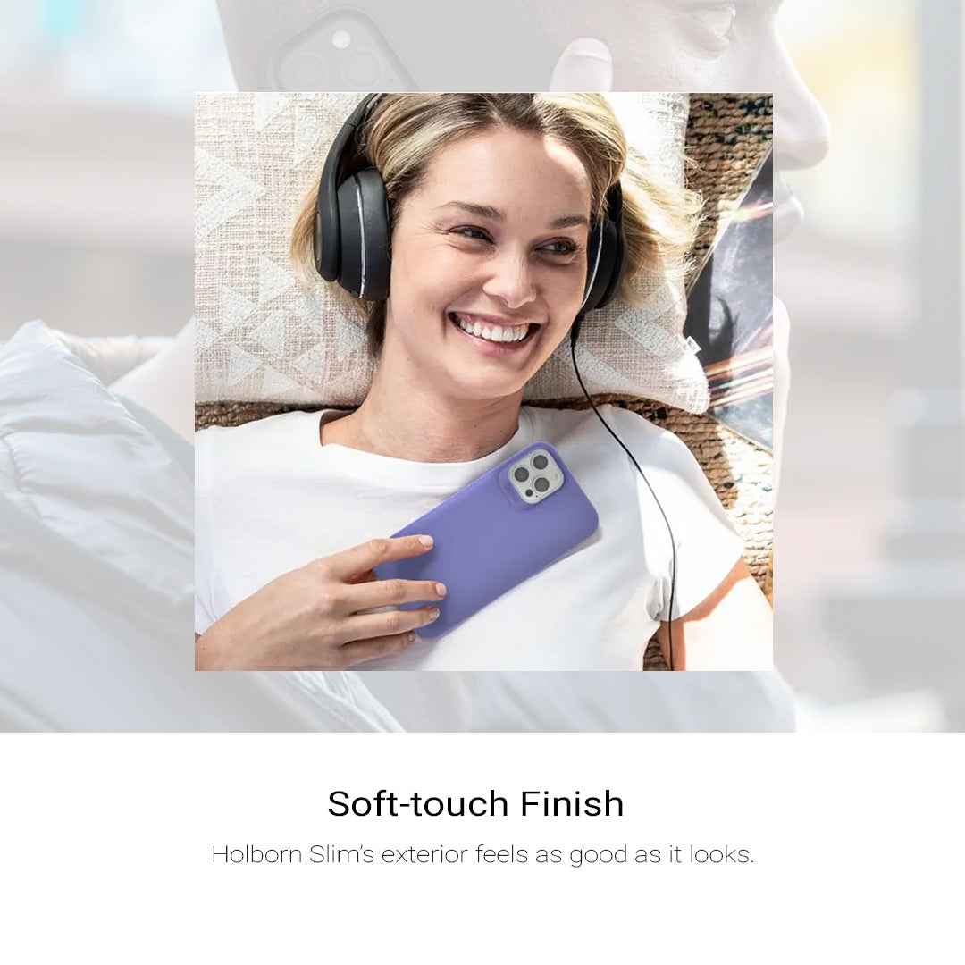 Gear4 Holborn Slim for iPhone 12 - 12 Pro 5G 6.1" - D30 Material Technology - Black ( Barcode : 840056128057 )