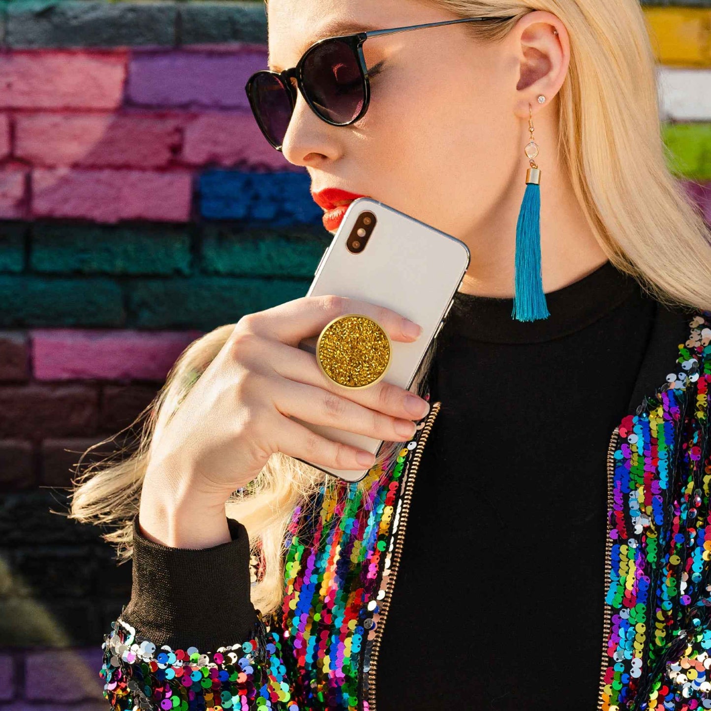 PopSockets Swarovski - Golden Shadow Crystal ( Limited Edition ) (Barcode: 842978128955 )
