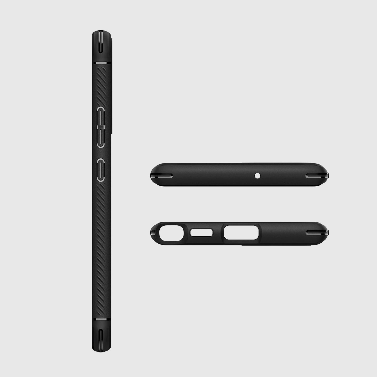 Spigen Rugged Armor Case for Samsung Galaxy S22 Ultra - Matte Black - Forexengineer -Malaysia- 8809811855494