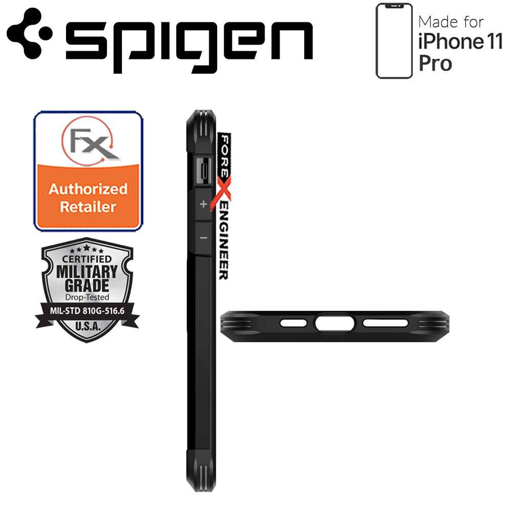Spigen Tough Armor for iPhone 11 Pro (Black) - Forexengineer-malaysia