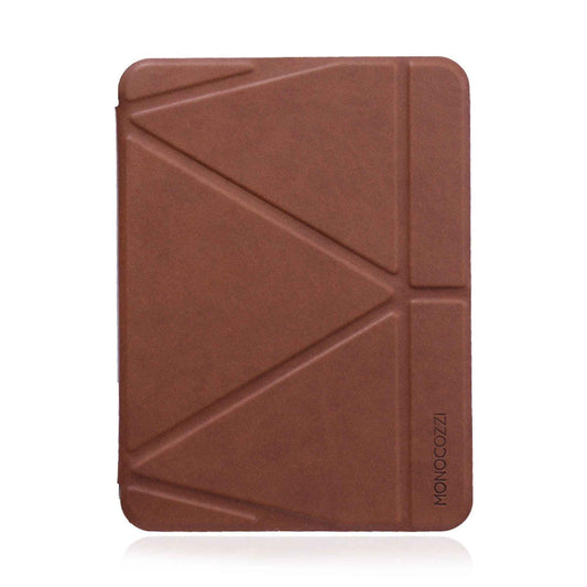 Monocozzi LUCID Folio for iPad Mini 7th Gen ( 2024 ) / iPad Mini 6th Gen ( 2021 ) - Ultra Light Folio Case with Apple Pencil Slot - Tan (Barcode: 4895199107687 )