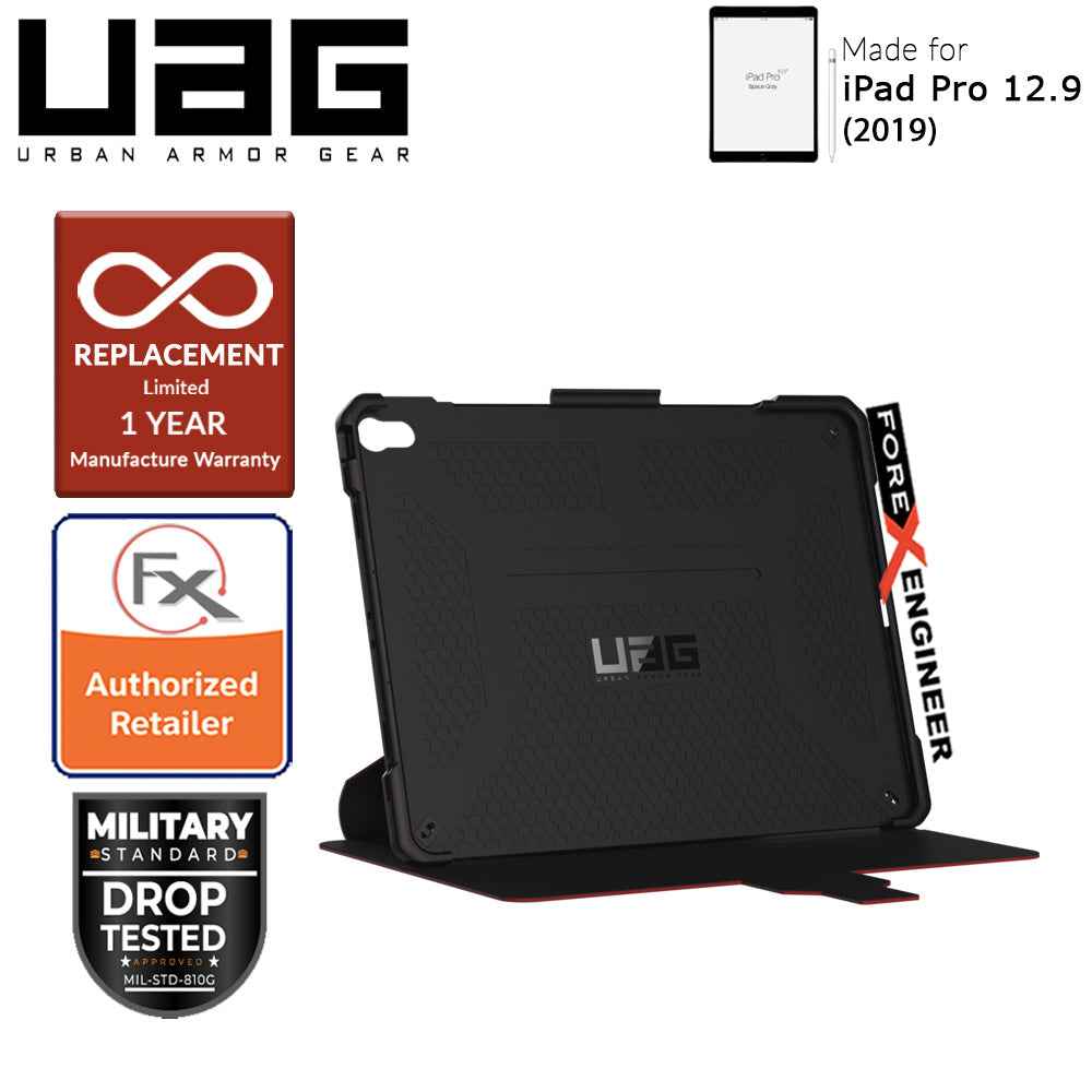 UAG Metropolis for iPad Pro 12.9 inch 2019 - Rugged Military Drop Tested iPad Case - Magma - Forexengineer-malaysia