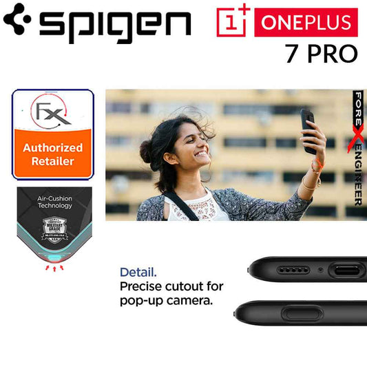Spigen Rugged Armor for OnePlus 7 Pro - Black - Forexengineer-malaysia
