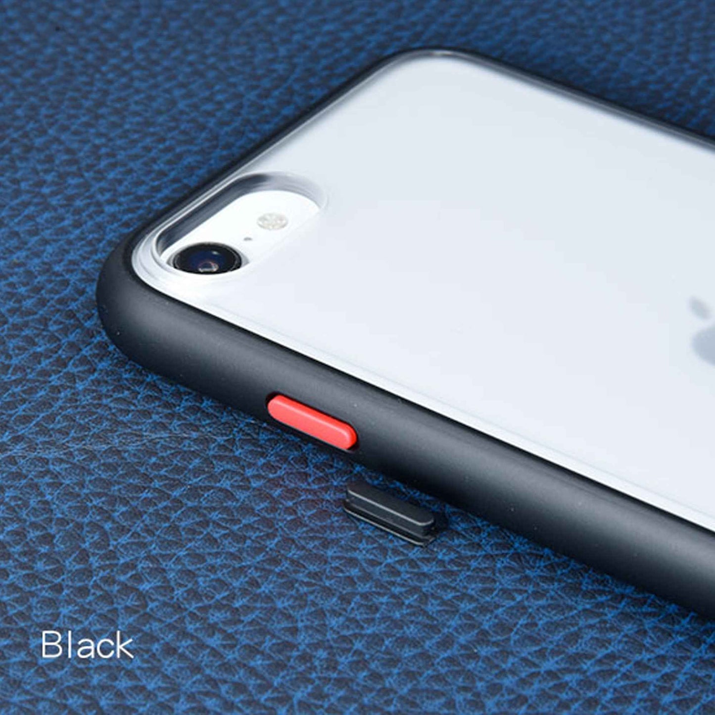 Hoda Rough Military Case for iPhone SE ( 2022 - 2020 ) compatible with iPhone 7 - 8 - Black ( Barcode : 4713381516843 )