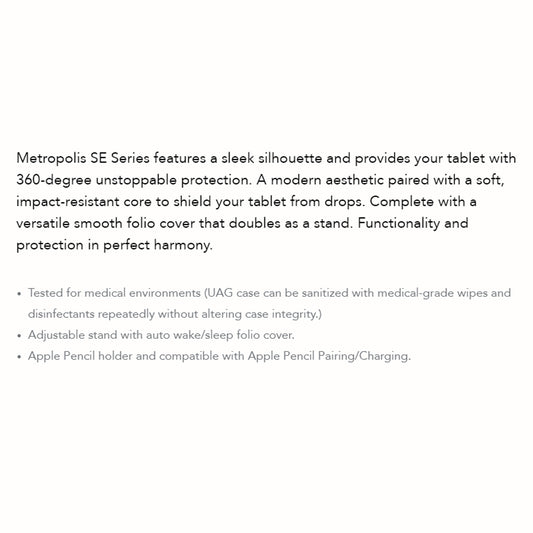 UAG Metropolis SE Case for iPad Air 10.9" 5th - 4th Gen ( 2022 - 2020 ) - iPad Pro 11" 4th Gen ( 2022 ) - Olive - Forexengineer -Malaysia- 810070368166