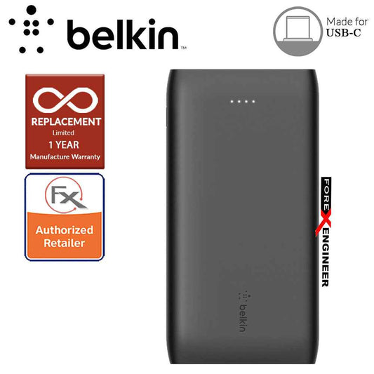 Belkin BOOST↑CHARGE™ USB-C PD Power Bank 10K + USB-C Cable - Black ( Barcode : 745883797295 )
