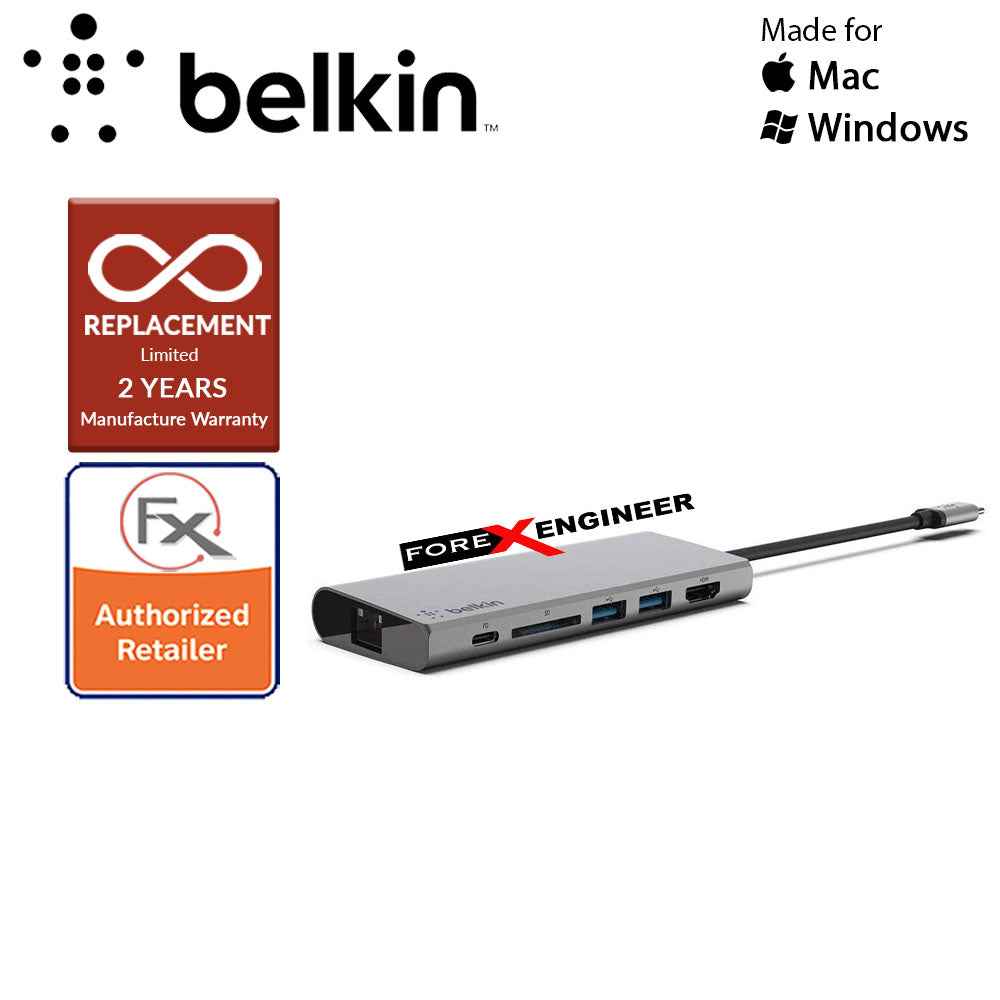 Belkin USB-C™ Multimedia Hub - Multiple Ports for USB-C Devices (Barcode : 745883708673 )