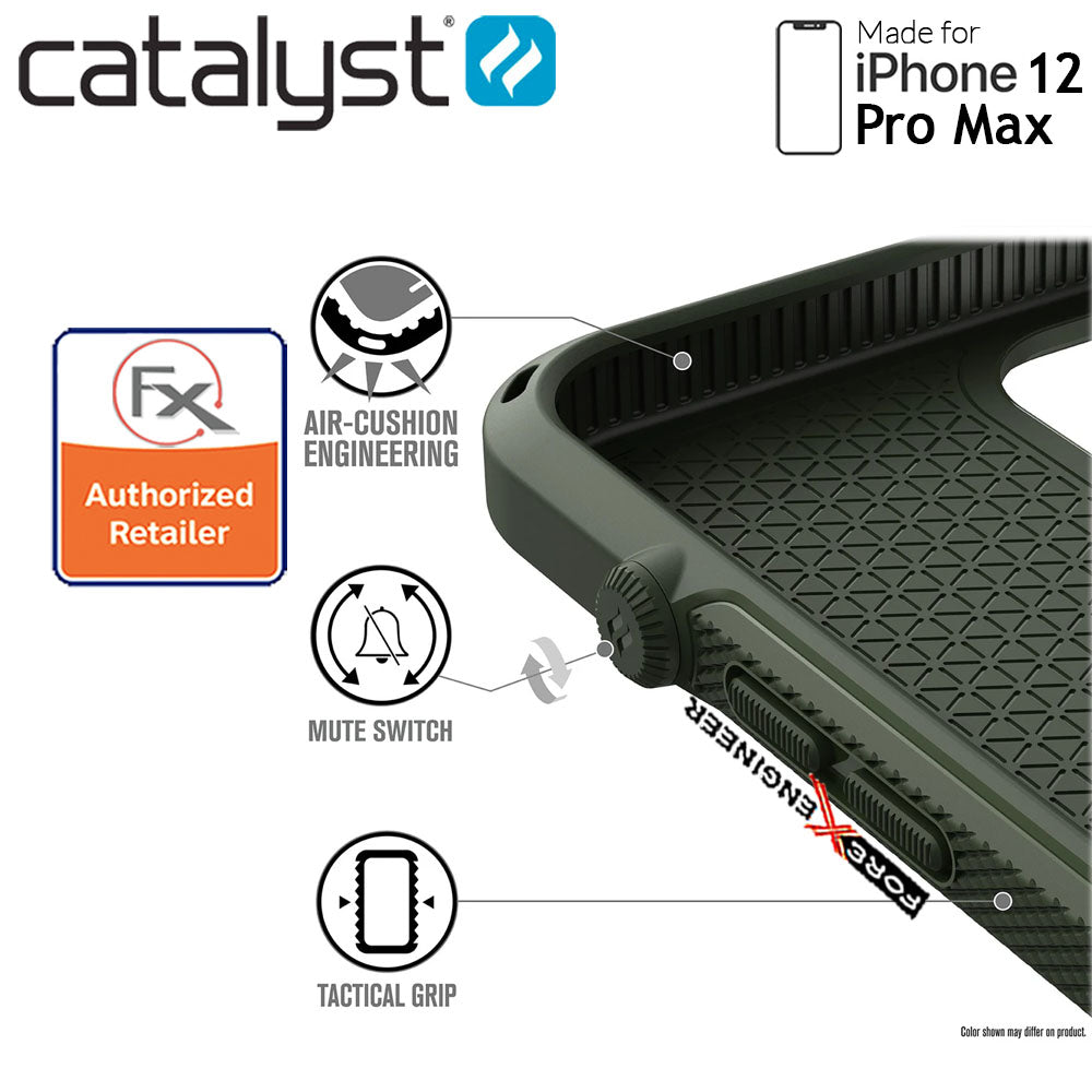 Catalyst Vibe for iPhone 12 Pro Max 5G 6.7" - Army Green (Barcode : 840625106707 )