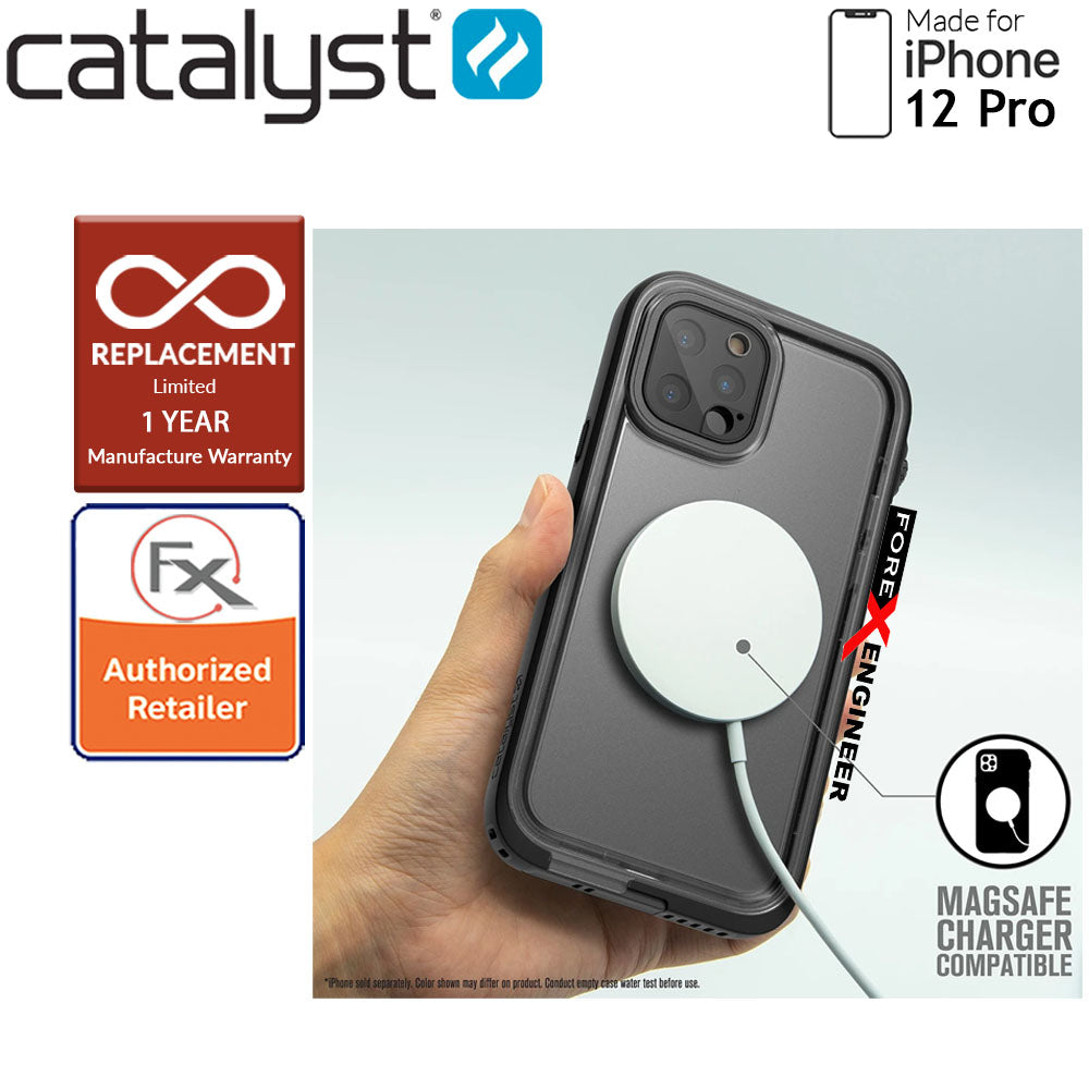 Catalyst Waterproof Case for iPhone 12 Pro (not compatible with iPhone 12) - Stealth Black (Barcode: 840625111138 )