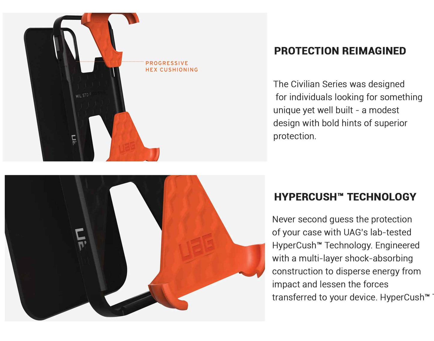 UAG Civilian for iPhone 13 Pro 5G 6.1" - Silver