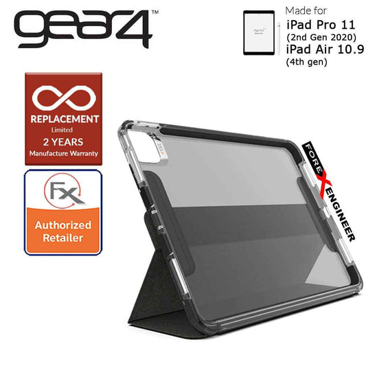 Gear4 Brompton + Folio for iPad Air 10.9" ( 5th - 4th Gen ) ( 2022 - 2020 ) - iPad Pro 11 (2nd Gen 2020) - Smoke Color (Barcode : 840056132948 )