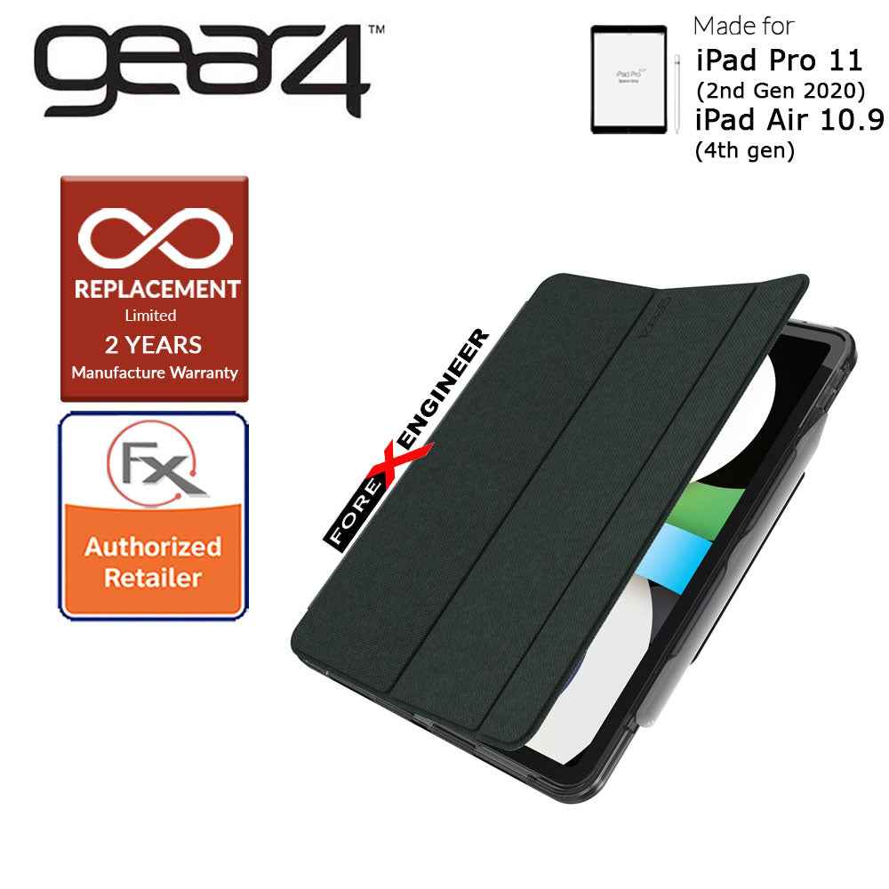 Gear4 Brompton + Folio for iPad Air 10.9" ( 5th - 4th Gen ) ( 2022 - 2020 ) - iPad Pro 11 (2nd Gen 2020) - Smoke Color (Barcode : 840056132948 )