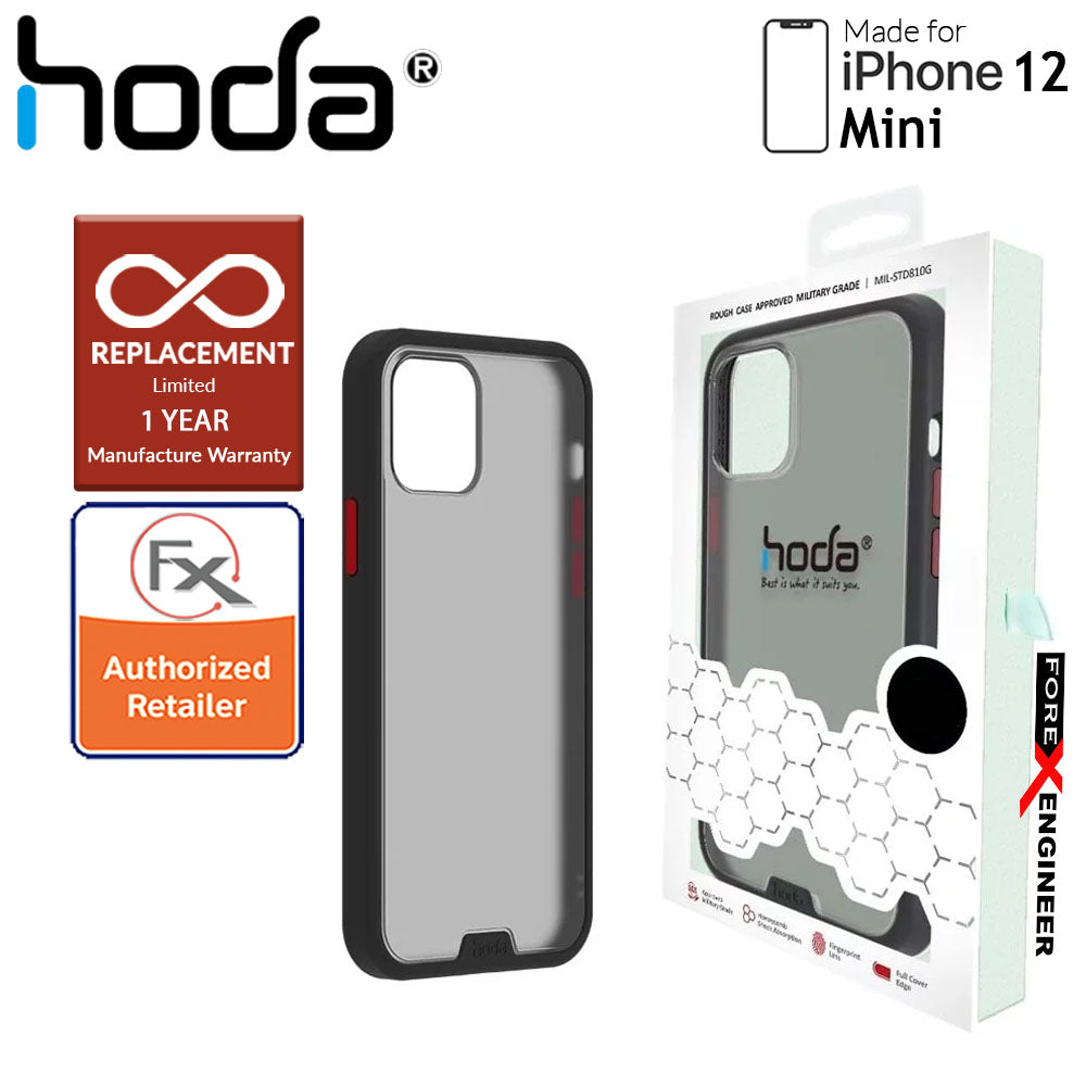 HODA ROUGH Military Case for iPhone 12 Mini 5G 5.4" - Military Drop  Protection - Black Color – Forexengineer