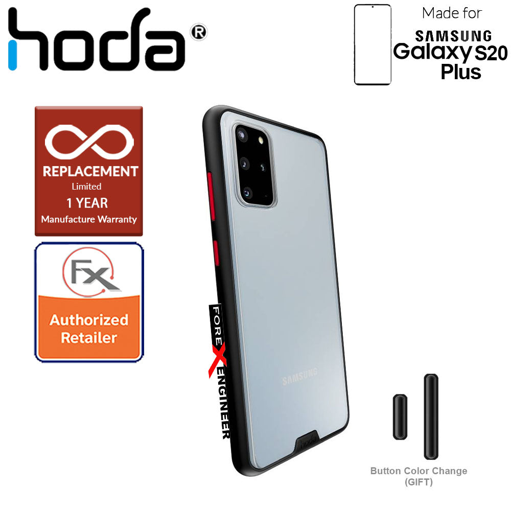 Hoda Rough Military Case for Samsung Galaxy S20+ - S20 Plus - Military Drop Protection ( Black ) ( Barcode: 4713381516164 )