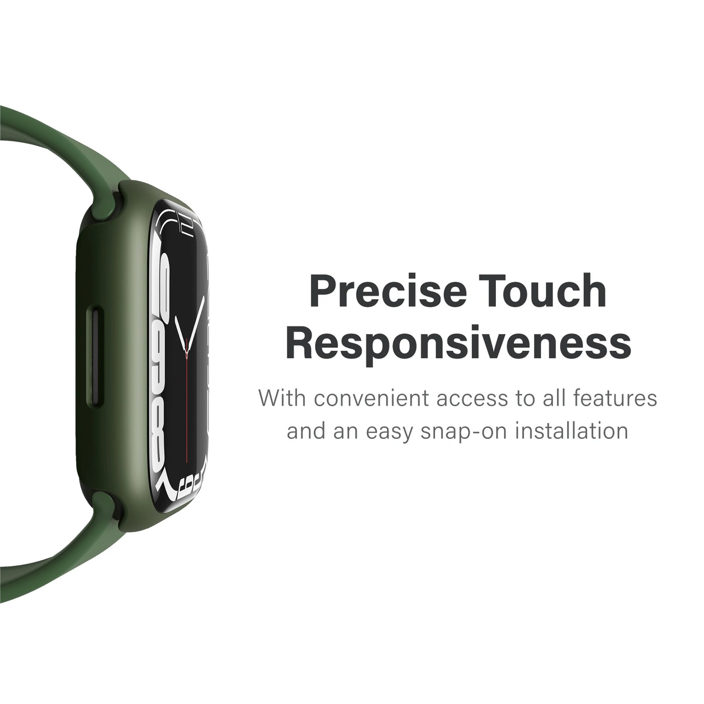 UNIQ Legion Case for Apple Watch Series 7 ( 41mm ) - Black (Barcode: 8886463679395 ) - Forexengineer -Malaysia- 8886463679395
