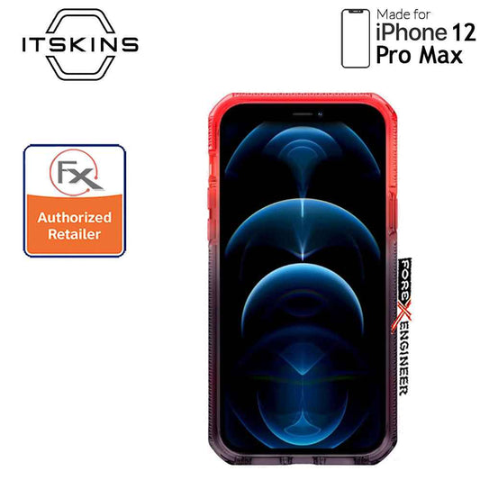 ITSkins Supreme Prism for iPhone 12 Pro Max 5G 6.7" - Coral Black Color (Barcode: 4894465695279 )