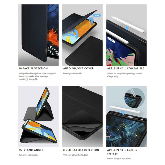 Laut Prestige Folio for iPad 10.2" ( 7th - 8th - 9th Gen ) (2019 - 2021 ) - Black ( Barcode : 4895206915267 )