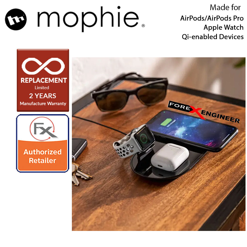 Mophie 3-in-1 Wireless Charging Pad | 10W (Barcode : 840056100169 )