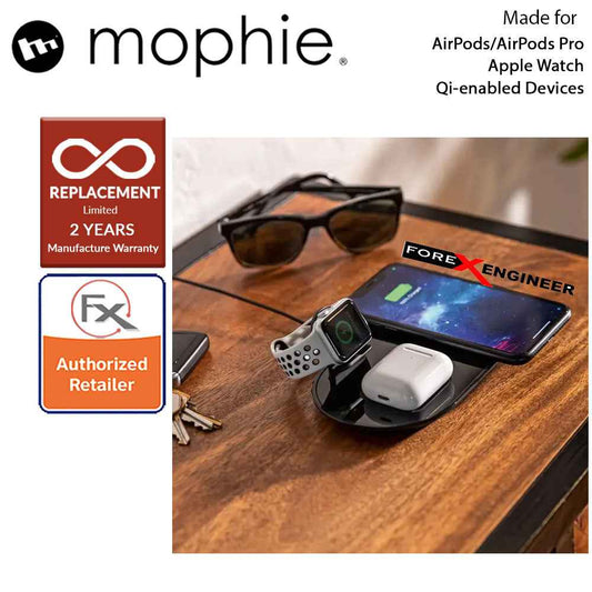 Mophie 3-in-1 Wireless Charging Pad | 10W (Barcode : 840056100169 )