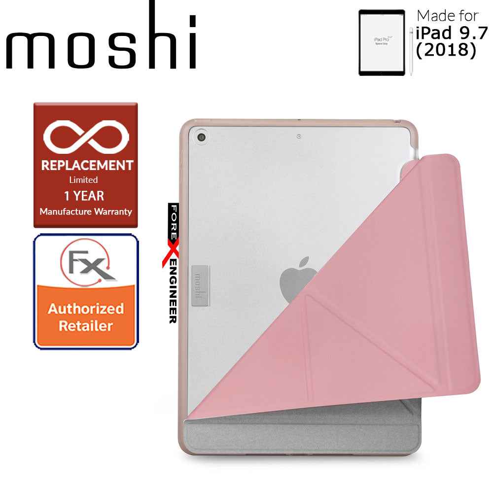 Moshi VersaCover with Folding Cover for iPad 9.7" - 9.7 inch (2017 5th Gen & 2018 6th Gen) - Pink Color ( Barcode : 4713057251979 )