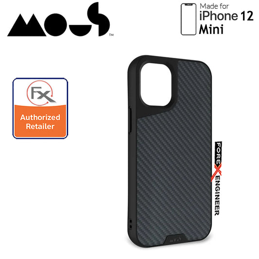 [RACKV2_CLEARANCE] Mous Limitless 3.0 for iPhone 12 Mini 5G 5.4" - Air Shock High Impact Material Case -  Aramid Carbon Fibre (Barcode : 5060624483813 )