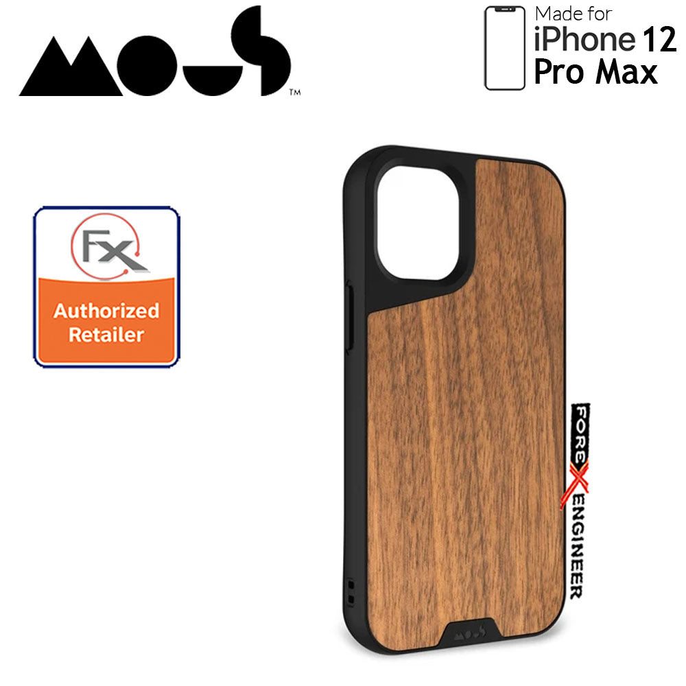 Mous Limitless 3.0 for iPhone 12 Pro Max 5G 6.7" - Air Shock High Impact Material Case - Walnut (Barcode : 5060624483929 )