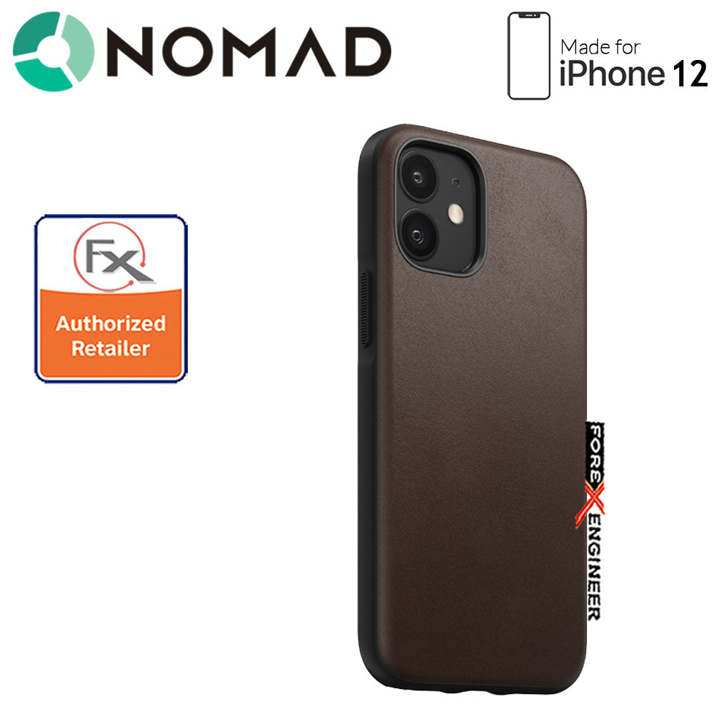 Nomad Rugged Case for iPhone 12 MINI 5.4" ( Rustic Brown ) ( Barcode : 856500019222 )